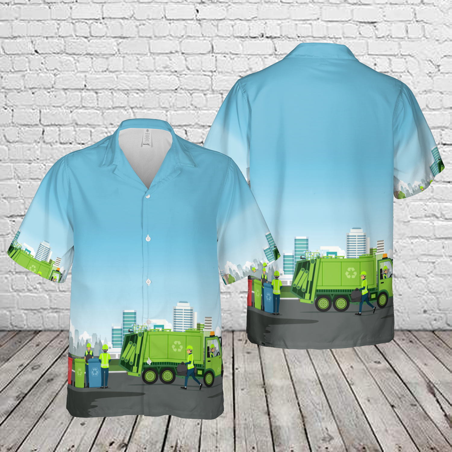 Waste Management Hawaiian Shirt