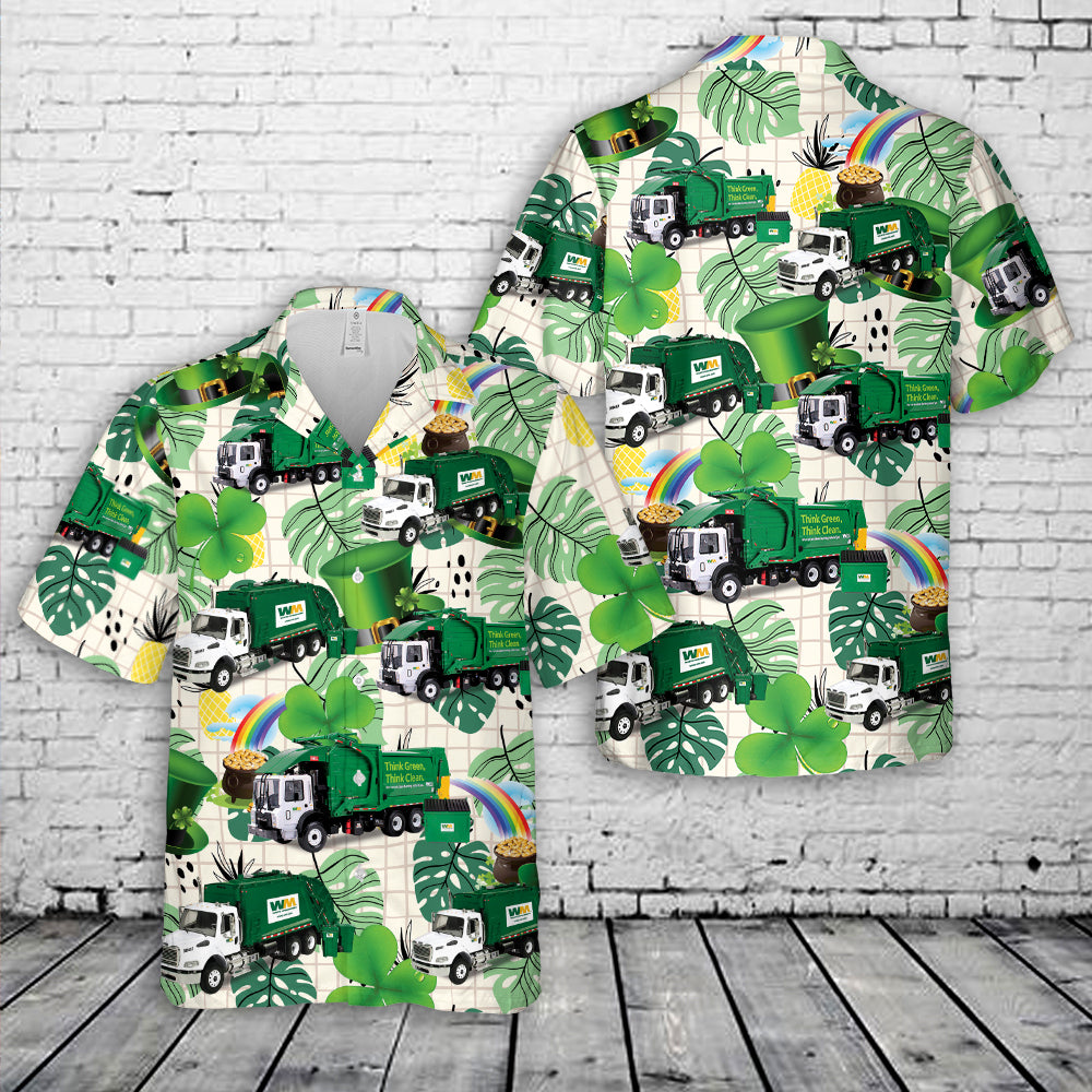 Waste Management Patricks' Day Hawaiian Shirt