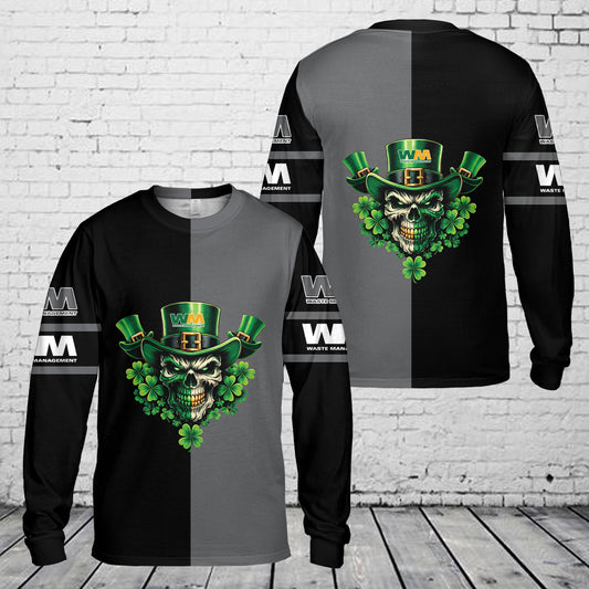 Waste Management, Patrick's Day Long Sleeve Shirt