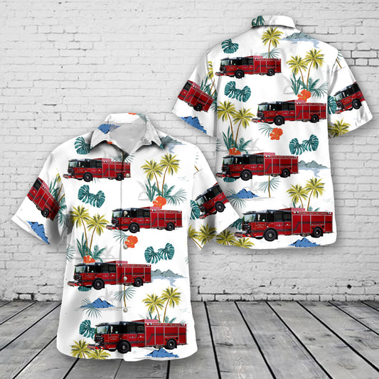 Watford City, North Dakota, McKenzie County Rural Fire District Hawaiian Shirt