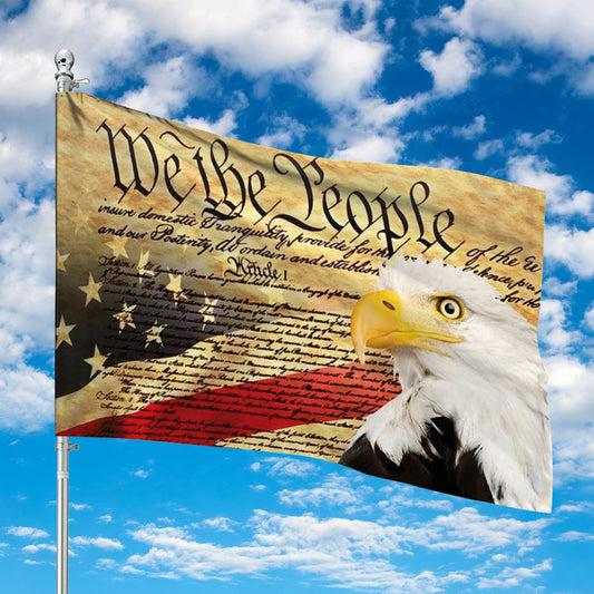 We The People, 4th Of July House Flag