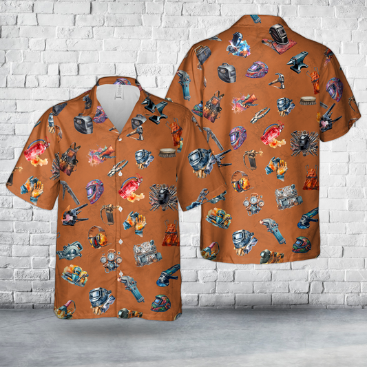 Welding Tools Hawaiian Shirt