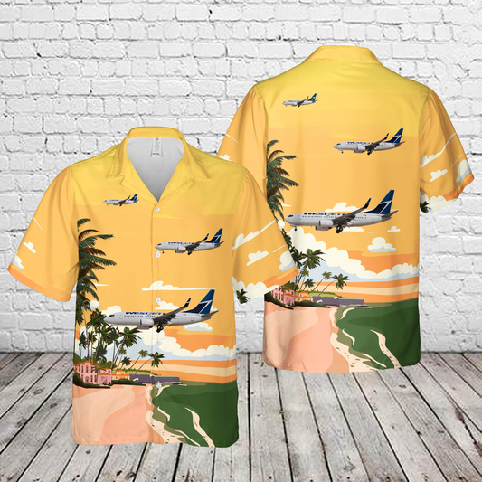 WestJet Boeing 737-700 Hawaiian Shirt