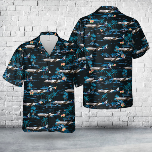 WestJet Boeing 737 MAX 8 Hawaiian Shirt
