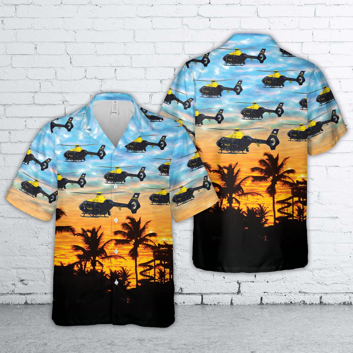 West Midlands Police G-POLA an EC135 Hawaiian Shirt