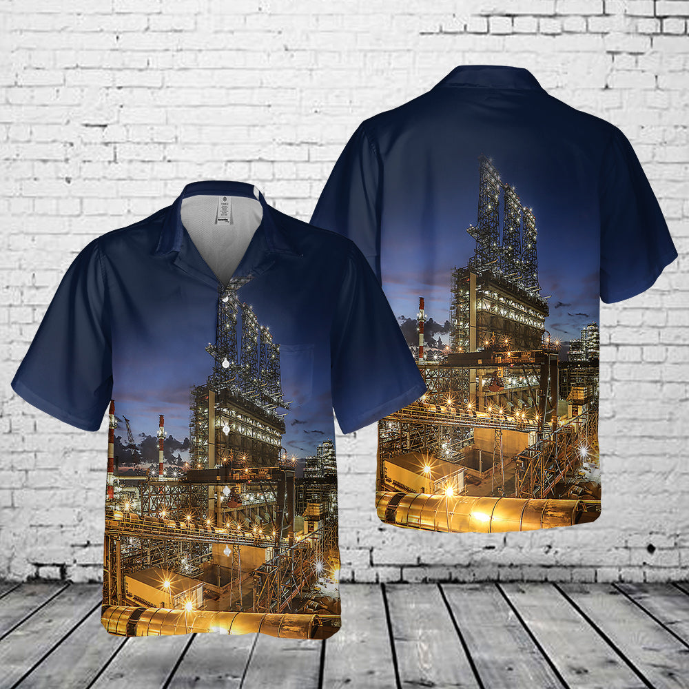 Whiting, Indiana, Whiting Refinery American Oil Refinery BP Pocket Hawaiian Shirt