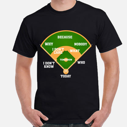 Why Because Nobody Baseball Classic Unisex T-Shirt Gildan 5000  (Made In US) DLTT1304PT03