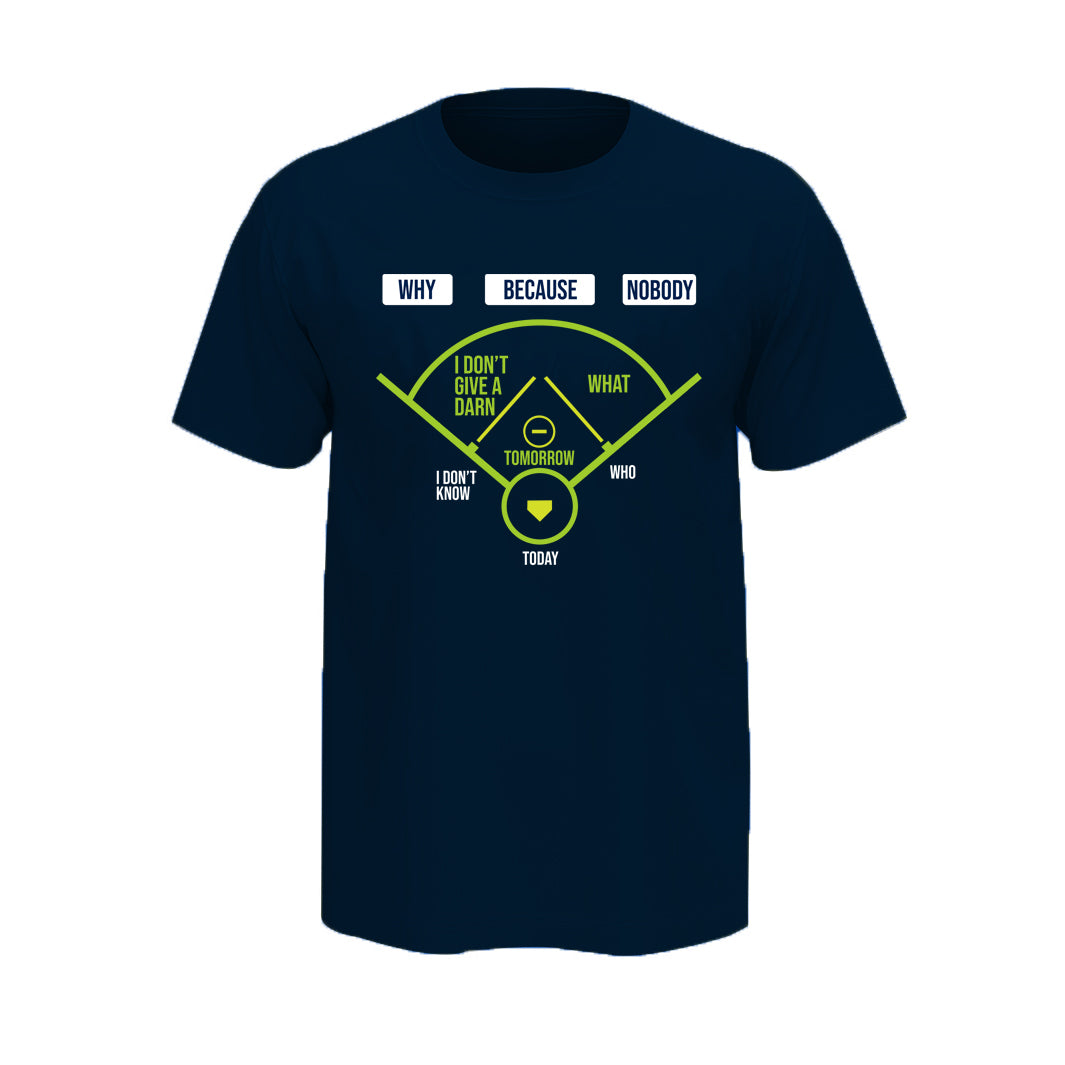Why Because Nobody Baseball Classic Unisex T-Shirt Gildan 5000  (Made In US) DLTT1104PT02