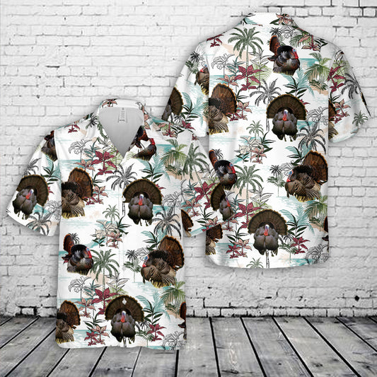 Wild Turkey Hawaiian Shirt