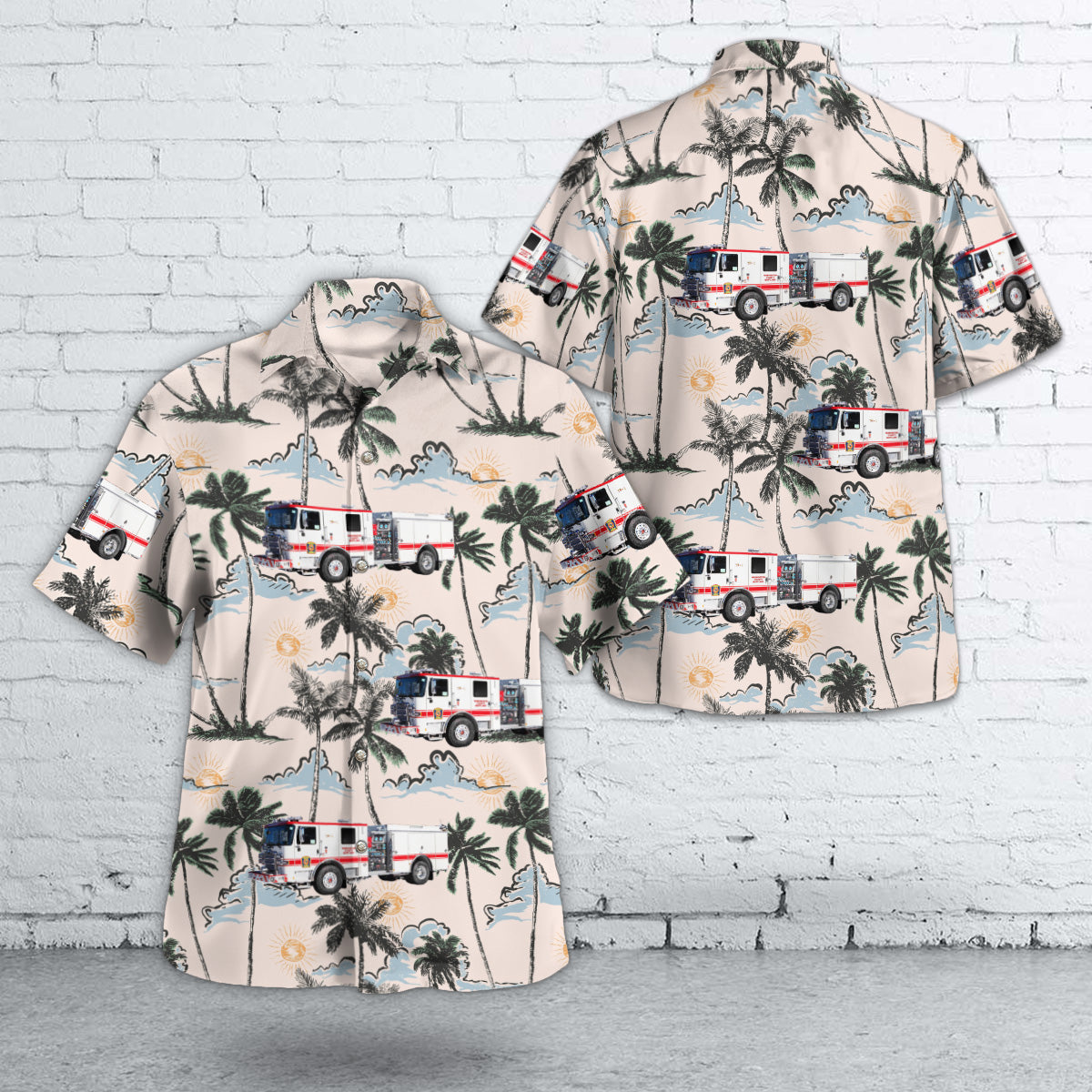 Williamsport, Maryland, Washington County Division of Emergency Services Hawaiian Shirt