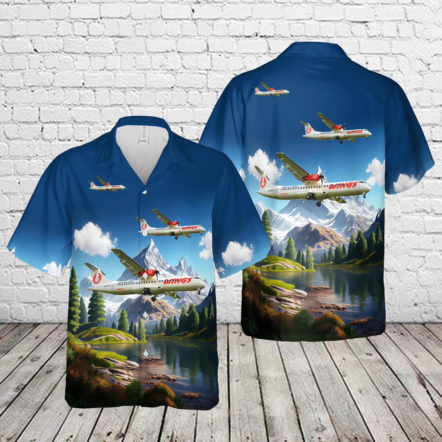 Wings Air ATR 72-500 Hawaiian Shirt