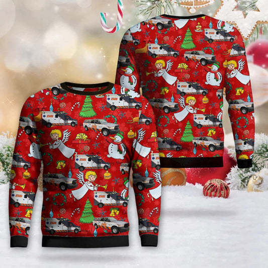 Winston-Salem, North Carolina, Forsyth County Emergency Services AOP Sweater