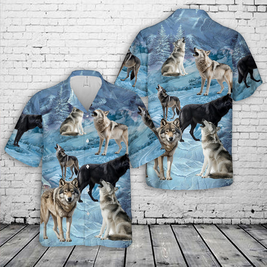 Wolf Hawaiian Shirt