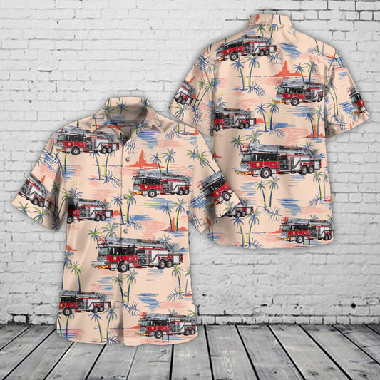 Woodstock, Illinois, Woodstock Fire & Rescue District Hawaiian Shirt