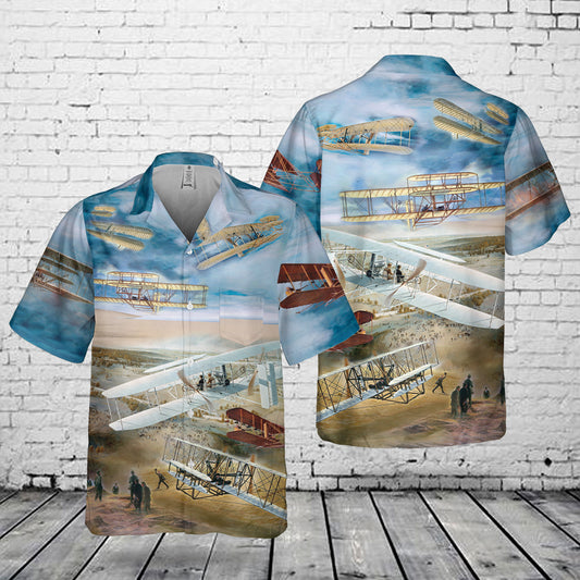 Wright Flyer Pocket Hawaiian Shirt