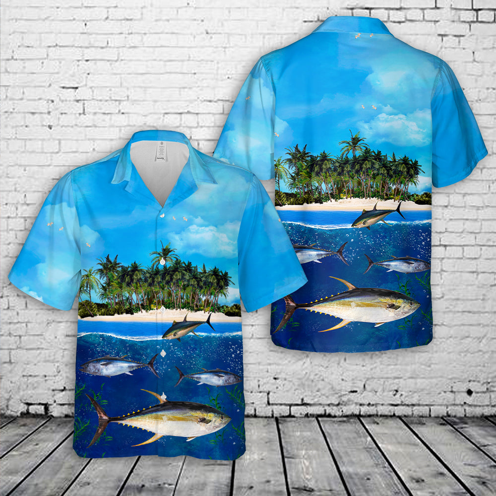 Yellowfin Tuna Hawaiian Shirt