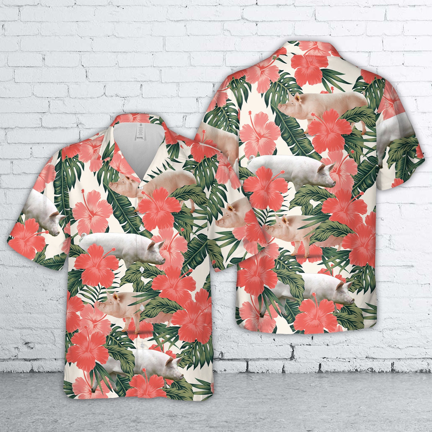 Yorkshire Pig Hawaiian Shirt