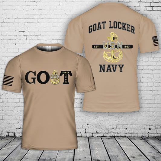 US Navy Chief Since 1893 3D T-Shirt
