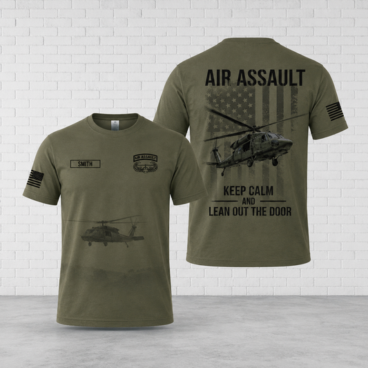 US Army Air Assault Black Hawk Legacy 3D T-Shirt - Veteran Gift
