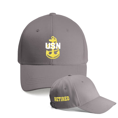 US Navy Retired Chief Embroidered Cap