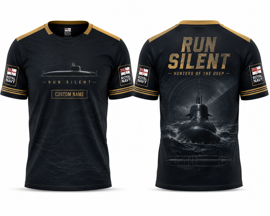 Royal Navy Submarine Service Shadows Below 3D T-Shirt