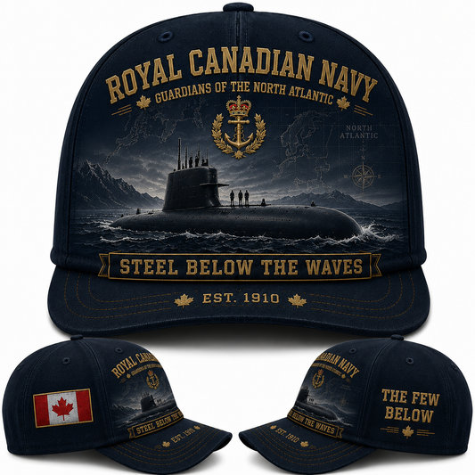 Royal Canadian Navy Steel Below The Waves Baseball Cap