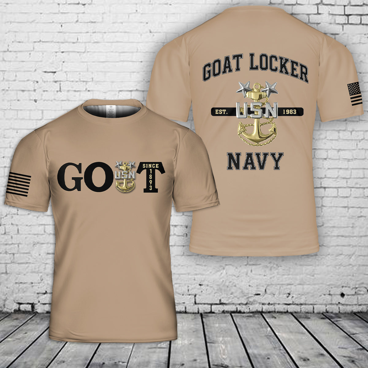 US Master Master Chief Since 1893 3D T-Shirt