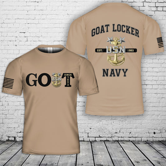 US Master Master Chief Since 1893 3D T-Shirt