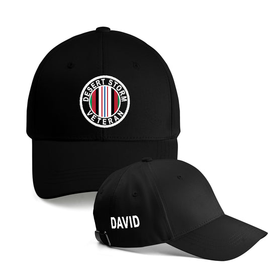 Custom Name Afghanistan Veteran Embroidered Cap