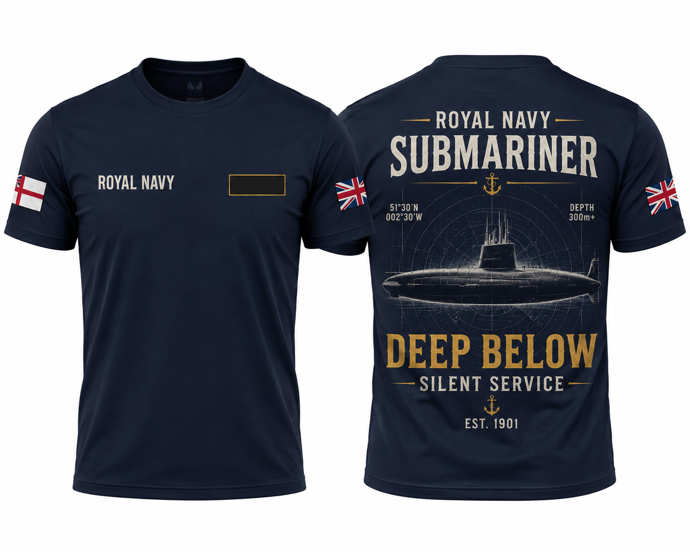 Royal Navy Deep Below Silent Service T-Shirt