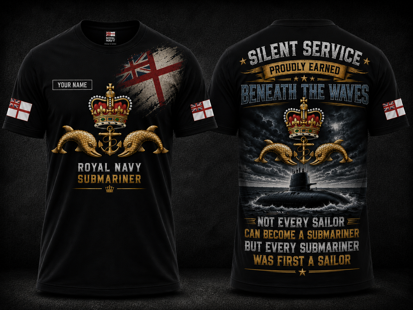 Royal Navy Submariner Not Every Sailor Can Become A Submariner 3D T-Shirt