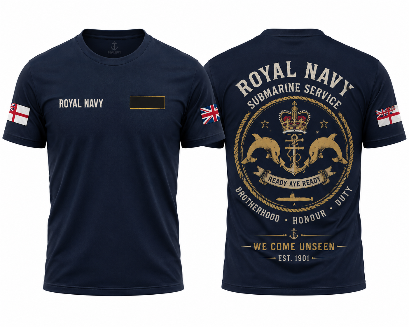 Royal Navy Brotherhood Submarine Service T-Shirt