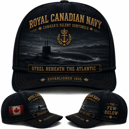 Royal Canadian Navy Silent Sentinels Veteran Baseball Cap