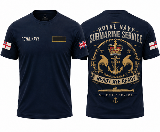 Royal Navy Ready Aye Ready Submarine Shirt