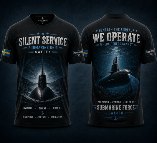 Sweden Submarine Force We Operate Shirt Nordic Silent Service Tee