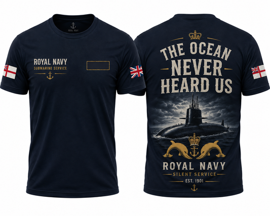 Royal Navy Ghosts Below The Waves T-Shirt