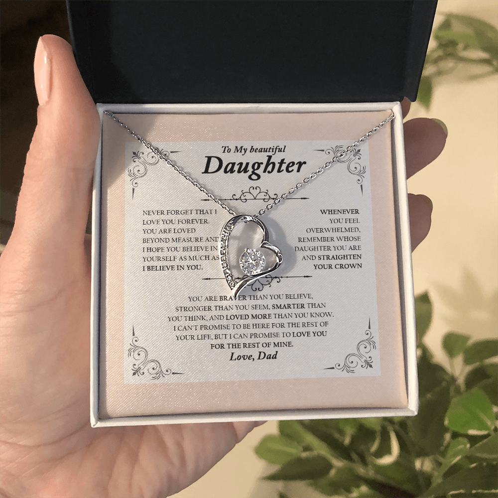 To My Wife, Valentine Day Forever Love Necklace NLSI2301PL10