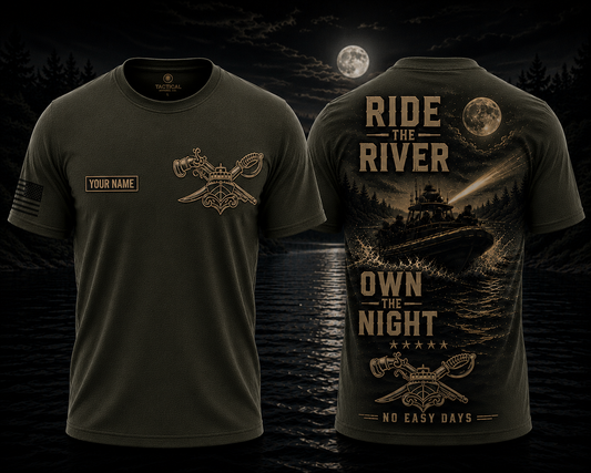 Personalized Men Of The Water 3D T-Shirt | Custom Tactical River Warrior Shirt