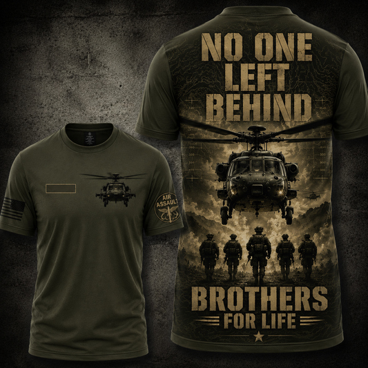 No One Left Behind UH-60 Black Hawk 3D T-Shirt
