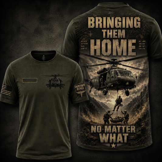 Bringing Them Home UH-60 Black Hawk 3D T-Shirt