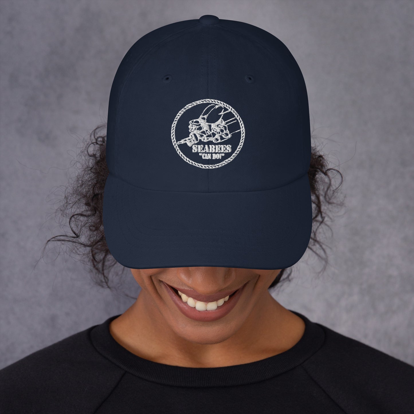 US Navy Seabees Embroidery Classic Dad Hat