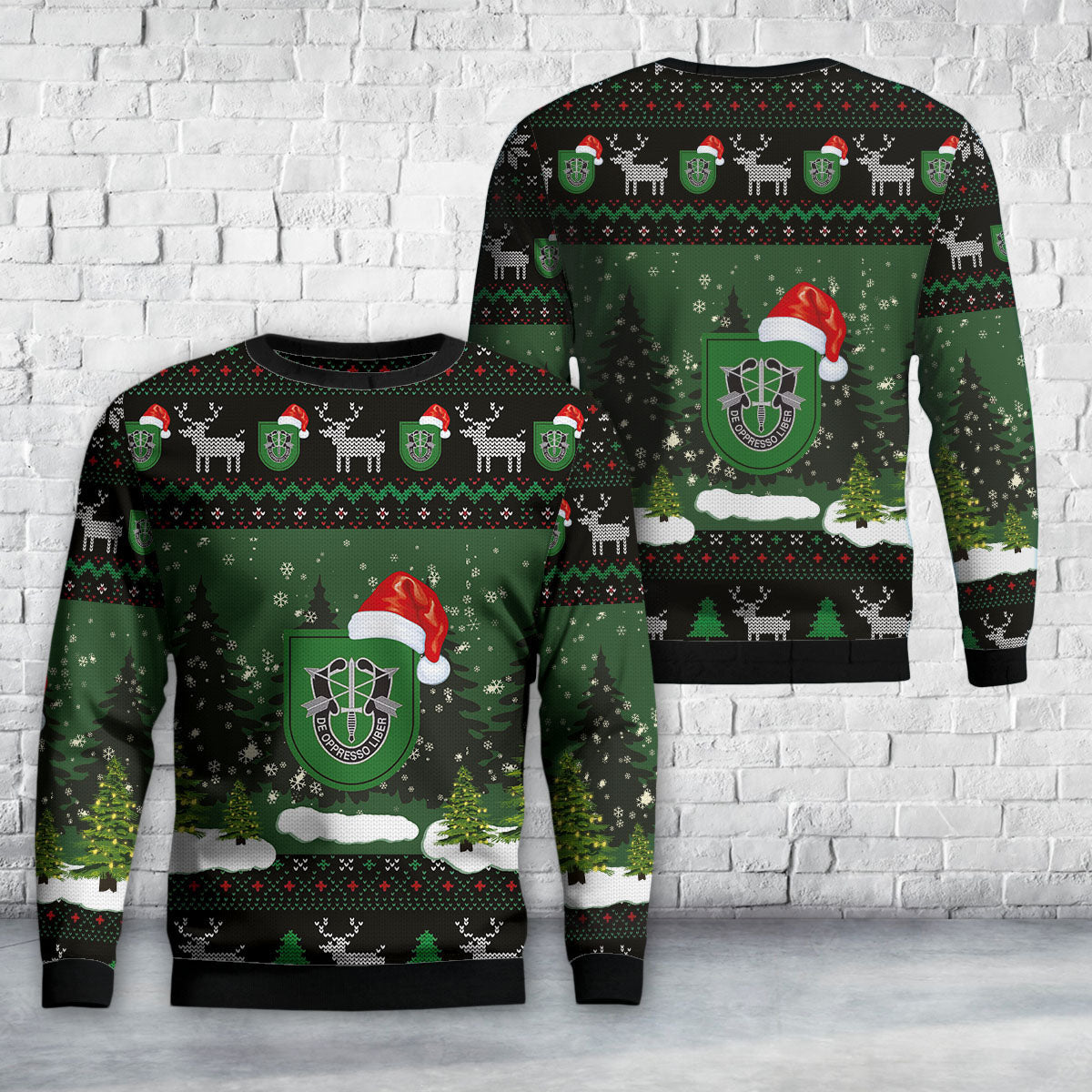 US Army 10th Special Forces Group (10th SFG) Christmas Sweater