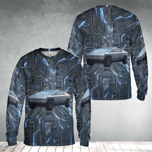 Tesla Cybertruck Long Sleeve Shirt