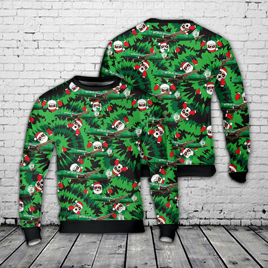 jetBlue Airways Airbus A320-232 Lucky Blue Christmas Sweater