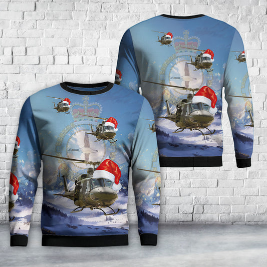 Royal Canadian Air Force 408 Tactical Helicopter Squadron Bell CH-146 Griffon Christmas Sweater