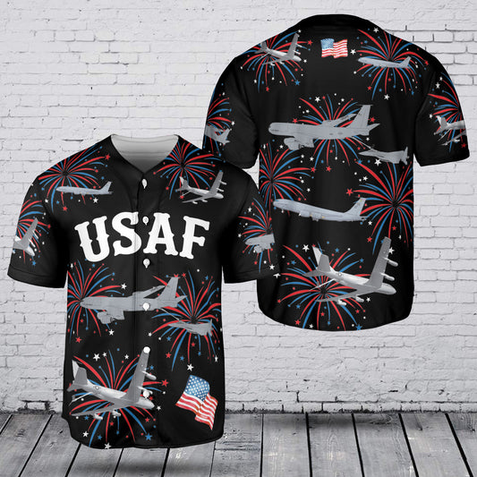 USAF KC-135 Stratotanker 250th Anniversary, 4th of July Baseball Jersey