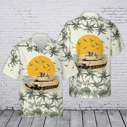 US Army M1 Abrams Hawaiian Shirt