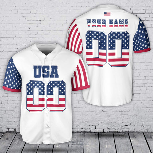 Custom USA Team Sport Baseball Jersey