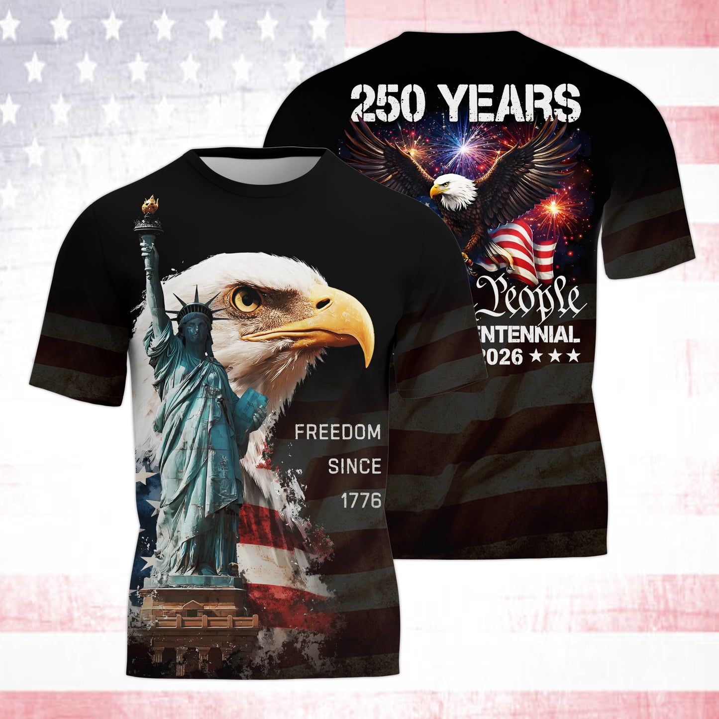 America 250th Anniversary, USA Independence Day 4 of July T-shirt