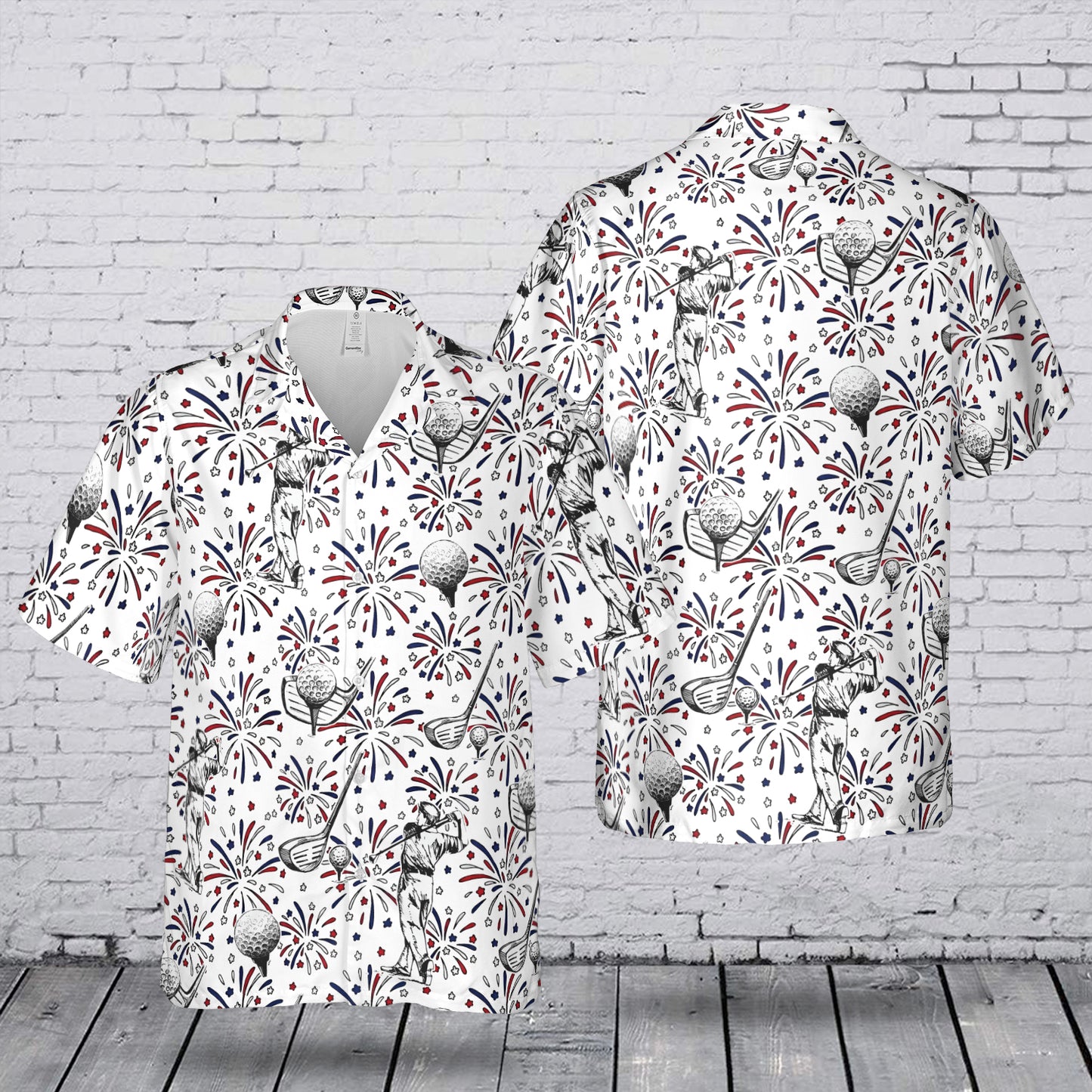 1776-2026 USA 250th Anniversary Golf Hawaiian Shirt